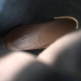 Gia Borghini Gia x RHW Rosie 11 Platform Ankle Boots Gray Leather Size 37 NEW