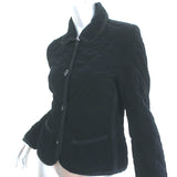 Burberry London Quilted Corduroy Jacket Black Size US 6