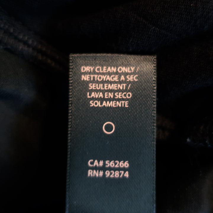 Ella Moss Velvet Bomber Jacket Black Size Extra Small