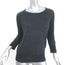 James Perse Vintage Fleece Raglan Sweatshirt Black Size 1 WXT3168