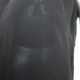 A.L.C. Draped-Back Tank Top Black Silk Size Extra Small V-Neck Sleeveless Blouse