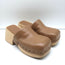 Marsell Bottone Clogs Hazelnut Leather Size 37 Platform Mules