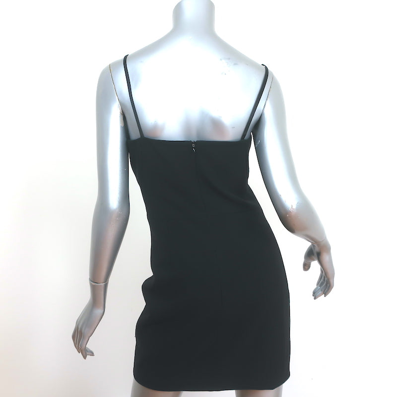 Elizabeth and James Mini Dress Caressa Black Crepe Size 4