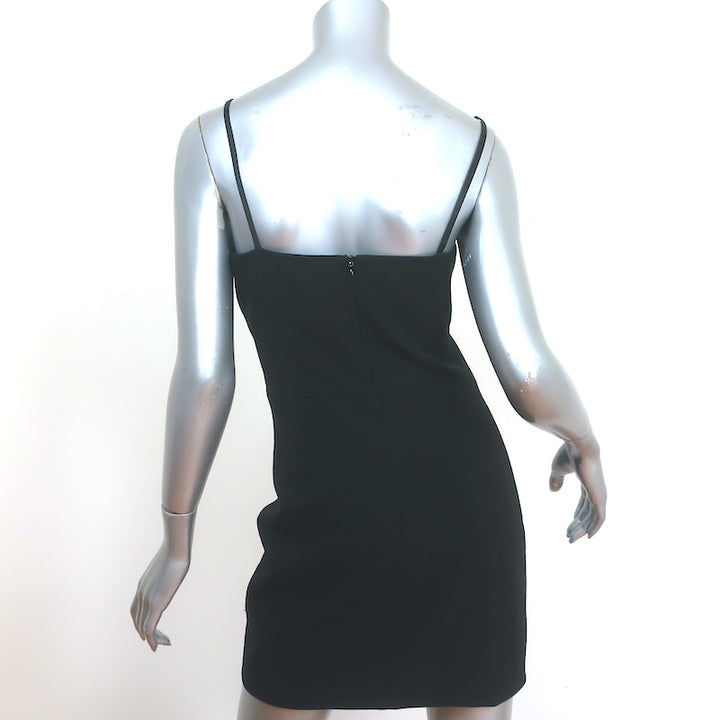 Elizabeth and James Mini Dress Caressa Black Crepe Size 4