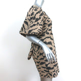 Mara Hoffman Coletta Wrap Dress Brown Cotton Jacquard Size Extra Small NEW