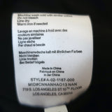 ANINE BING Long Sleeve Mini Dress Whitney Black Stretch Jersey Size Small NEW