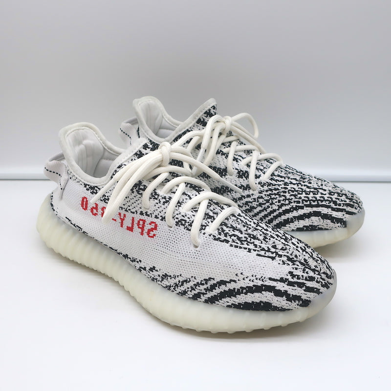 Adidas Yeezy Boost 350 V2 Zebra Sneakers White Size 6.5 CP9654 ...
