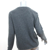 Velvet by Graham & Spencer Cashmere Camouflage Sweater Gray Size Medium