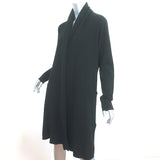 Oats Cashmere Leann Too Cardigan Black Size Small Open Front Sweater