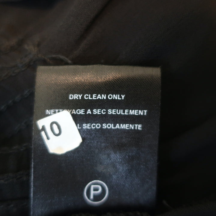 Velvet by Graham &amp; Spencer Dress Cherish Laos Black Pintuck Chiffon Size Medium