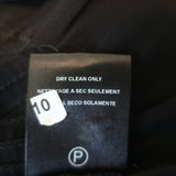 Velvet by Graham & Spencer Dress Cherish Laos Black Pintuck Chiffon Size Medium