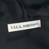 Ulla Johnson Spaghetti Strap Midi Dress Black Satin Size 8