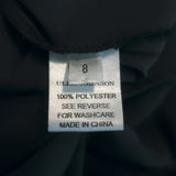 Ulla Johnson Spaghetti Strap Midi Dress Black Satin Size 8