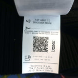 Valentino Sangallo Open Knit Sweater Black Cotton Size Extra Large NEW