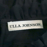Ulla Johnson Polka Dot Blouse Bailey Black Voile Size 8 Long Sleeve Top