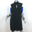 Peter Pilotto Turtleneck Dress Colorblock Crepe Size US 8 Long Sleeve Shift