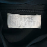 Peter Pilotto Turtleneck Dress Colorblock Crepe Size US 8 Long Sleeve Shift