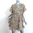 J.Crew Side-Ruffle Tunic Dress Liberty Mini Floral Print Cotton Size Medium NEW
