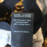 Isabel Marant Asymmetric Midi Skirt Tursanne Leopard Print Velvet Size 38