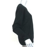 Zadig & Voltaire Kansas Amour Sweater Black Metallic Knit Size Small