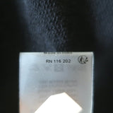 Zadig & Voltaire Portland Nevermind Short Sleeve Sweatshirt Top Black Size Small