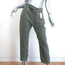 NSF Midori Zipper-Trim Foldover Waist Pants Light Green Size 27 NEW