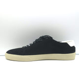 Saint Laurent Court Classic Low Top Sneakers Black Suede Size 43