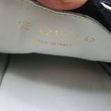 Saint Laurent Court Classic Low Top Sneakers Black Suede Size 43