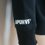 AAPE by A Bathing Ape Front Pocket Hoodie Sweatshirt Black Size Large NEW