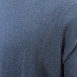 Rag & Bone Paneled Crewneck Sweater Barrow Navy Cotton-Silk Size Large