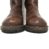 Marni Buckle Knee High Boots Brown Leather Size 37