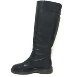 Marni Buckle Knee High Boots Black Leather Size 37
