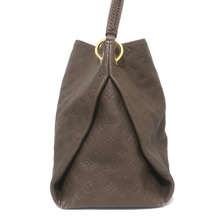 Louis Vuitton Artsy MM Hobo Terre Monogram Empreinte Leather Large Shoulder Bag