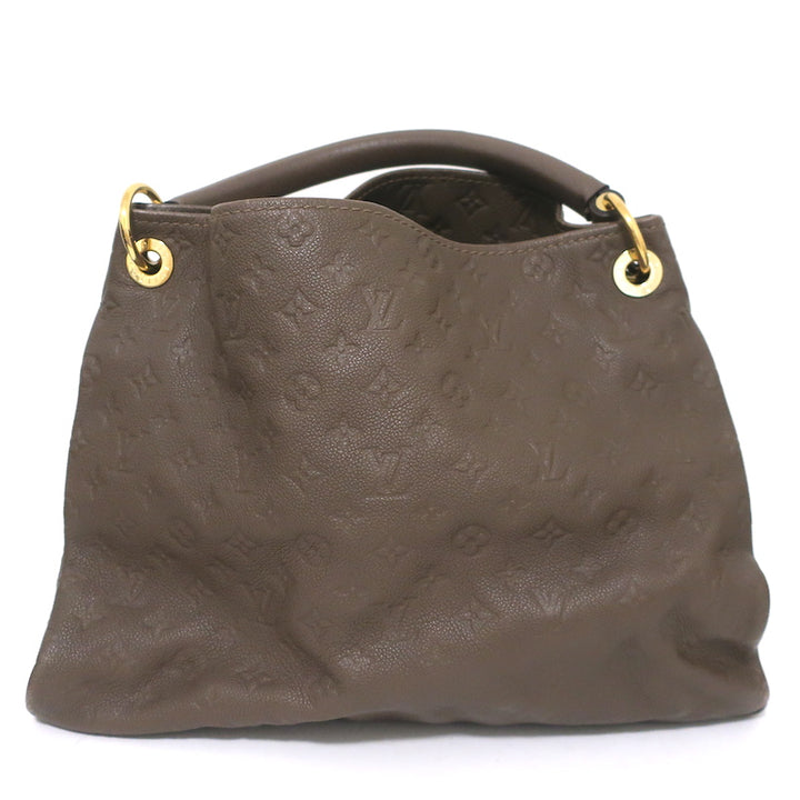 Louis Vuitton Artsy MM Hobo Terre Monogram Empreinte Leather Large Shoulder Bag