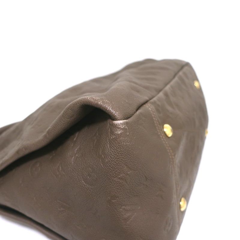 Louis Vuitton Artsy 872337 Mm Brown Monogram Empreinte Leather Hobo Bag, Louis  Vuitton