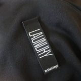 Laundry by Shelli Segal Beaded One Shoulder Gown Black Jersey Size 4 Maxi Dress