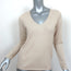 Zadig & Voltaire Nosfa Star Elbow Patch Sweater Oatmeal Wool-Cashmere Size Small