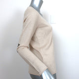 Zadig & Voltaire Nosfa Star Elbow Patch Sweater Oatmeal Wool-Cashmere Size Small