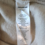 Zadig & Voltaire Nosfa Star Elbow Patch Sweater Oatmeal Wool-Cashmere Size Small