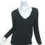 Zadig & Voltaire Nosfa M Wings Sweater Black Merino Wool Size Small