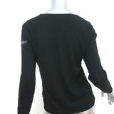 Zadig & Voltaire Nosfa M Wings Sweater Black Merino Wool Size Small