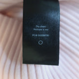 Rag & Bone Polo Shirt Pink Ribbed Knit Size Small Short Sleeve Top NEW