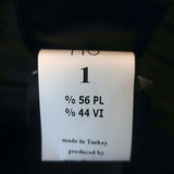 NU London Pleated Open-Front Jacket Black Size 1 NEW