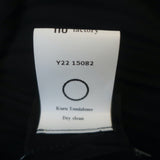 NU London Pleated Open-Front Jacket Black Size 1 NEW