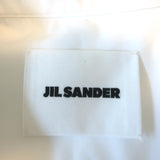Jil Sander Belted Shirt White Cotton Poplin Size 36 Button Down Blouse