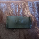 RtA Gisele Mini Biker Skirt Bordeaux Stretch Leather Size 8