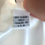 CDGNY Chainmail-Trim Mini Halter Dress White Jersey Size 6