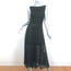 Talbot Runhof Sleeveless Lace Midi Dress Black Size 6