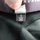 Talbot Runhof Sleeveless Lace Midi Dress Black Size 6