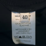 Lanvin 2011 Side-Zip Batwing Dress Navy Neoprene Size 40